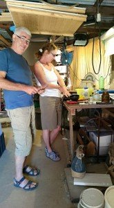 Norman Denkel In His Studio