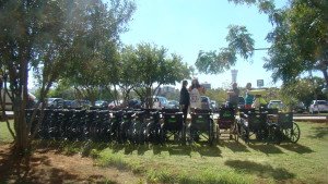 Wheelchairs Lined Up For The Presentation