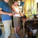 Norman Denkel In His Studio