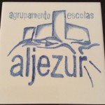 School presented Cath with a tile made by the children